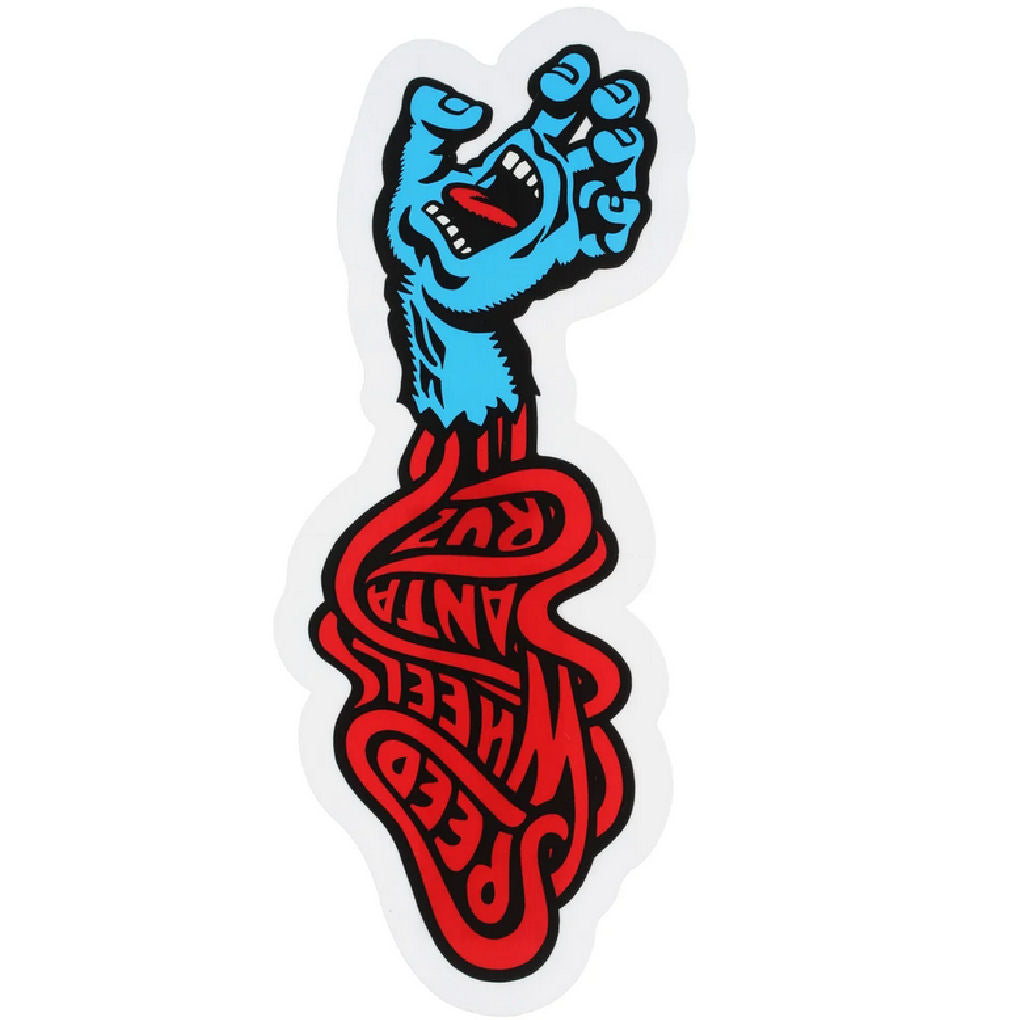 Santa Cruz Sticker Speed Wheels Screaming