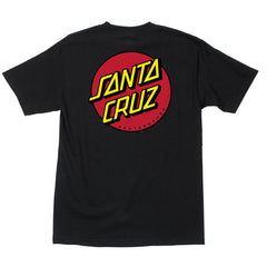 Santa Cruz Classic Dot tee black