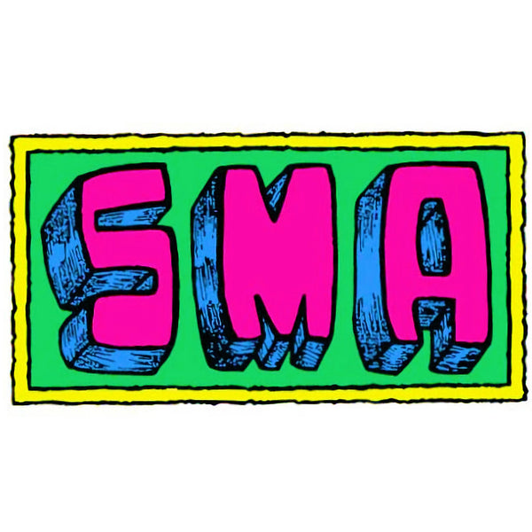 Santa Monica Airlines SMA Block Letters Sticker
