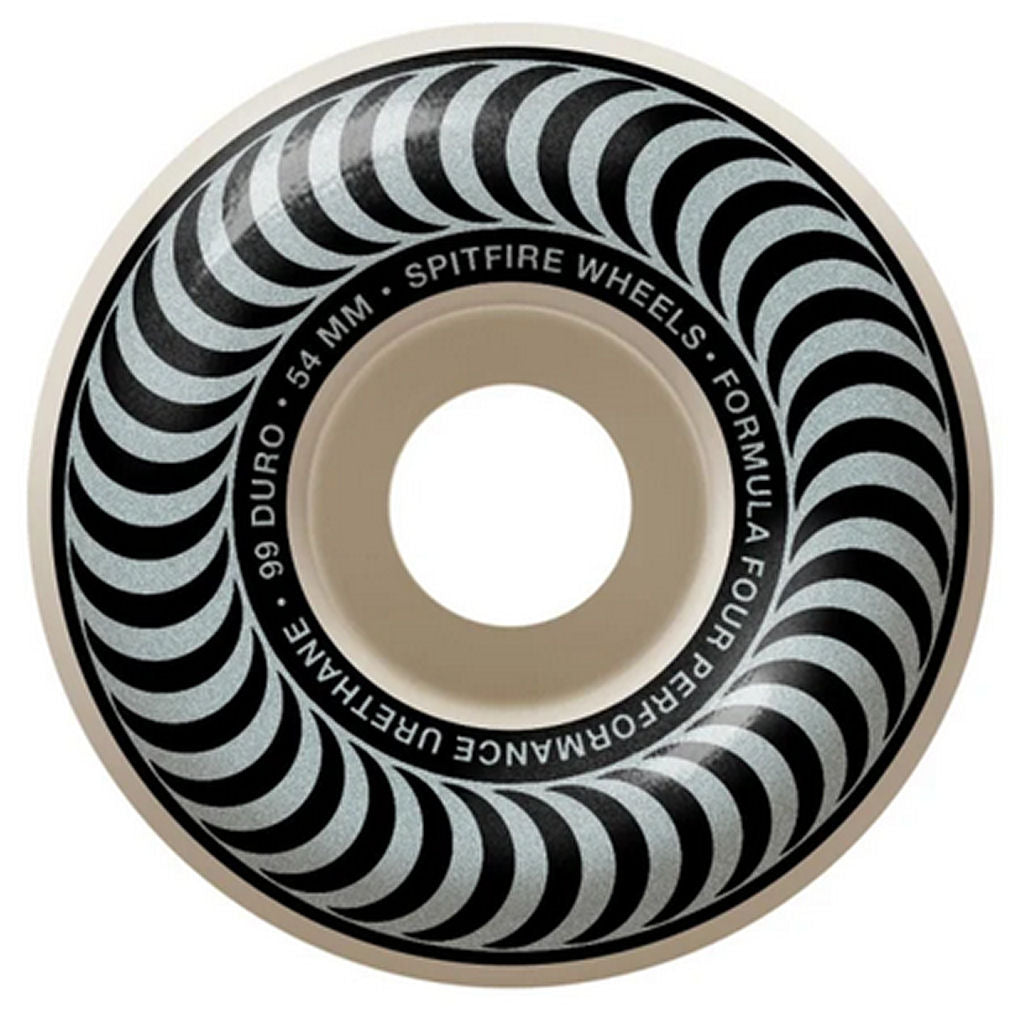 Spitfire Wheels F4 Classics Silver 99A 54mm