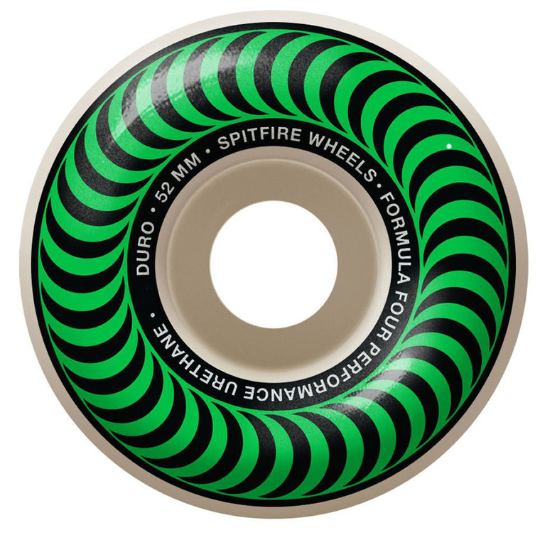 Spitfire Wheels F4 Classics Green 101A 52mm