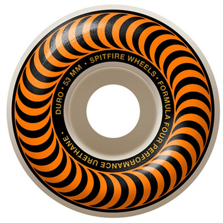 Spitfire Wheels F4 Classics Orange 99A 53mm