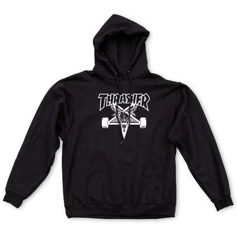 【THRASHER】 SKATE AND DESTROY HOOD - BLACK SKATE AND DESTROY - HOODIE - BLACK – Thrasher Magazine