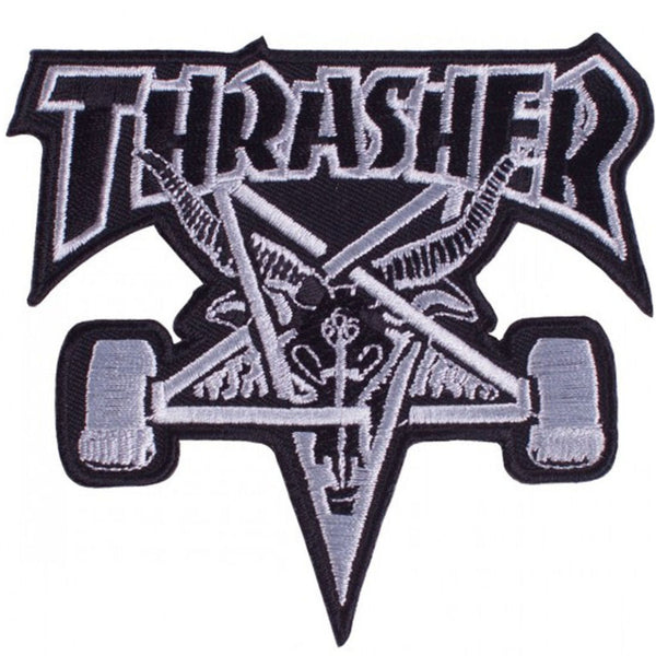 Thrasher Skate Goat Patch Black