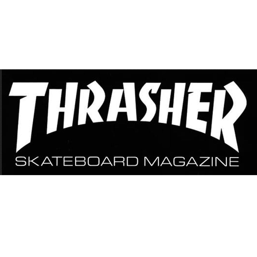 Thrasher Logo Medium Sticker Black