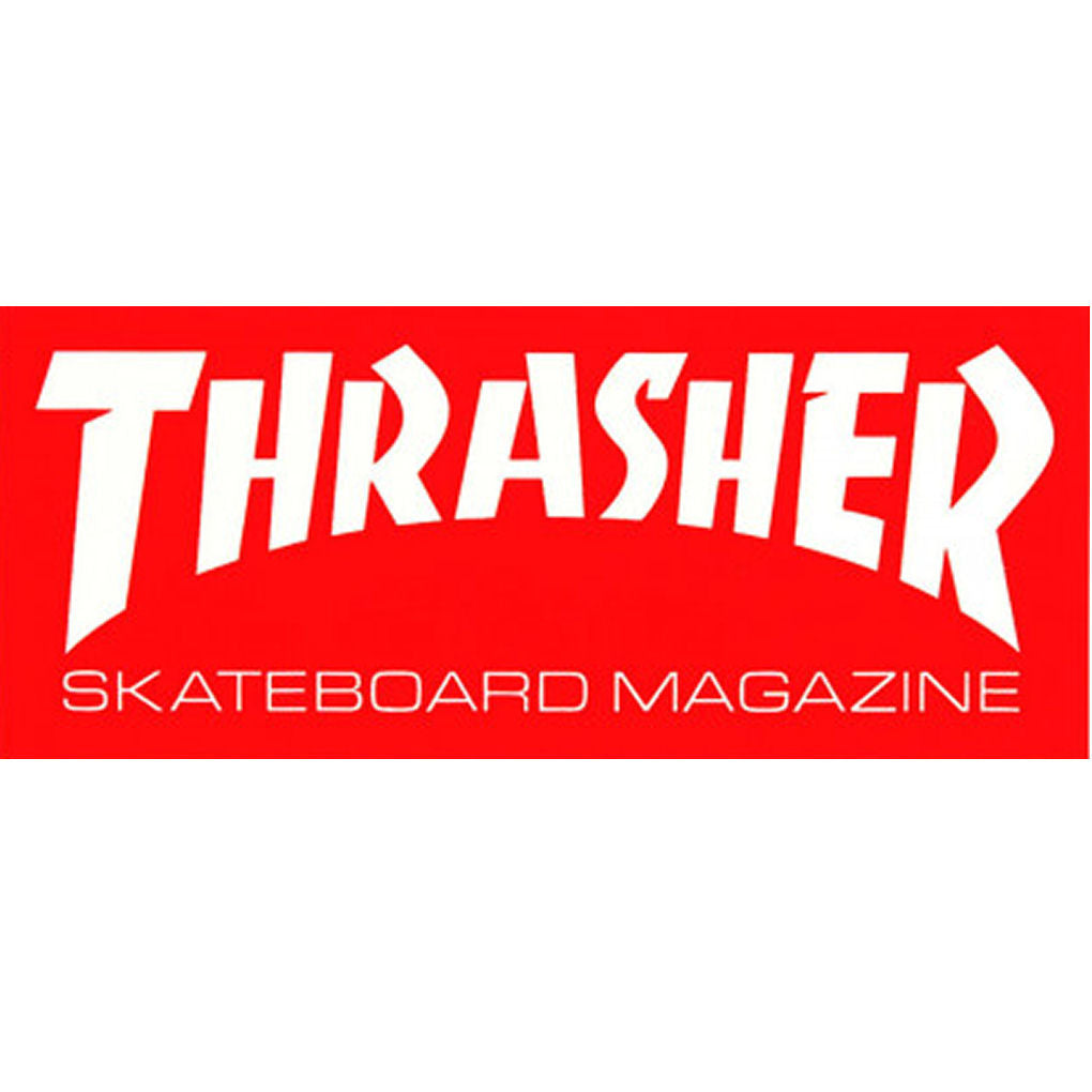 Thrasher Logo Medium Sticker Red