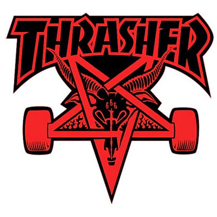 Thrasher Skate Goat Red Sticker