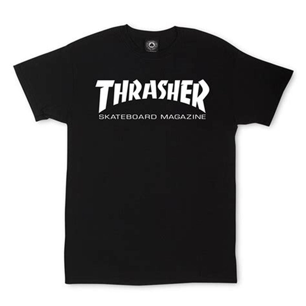 Thrasher Skate Mag Logo Tee Black
