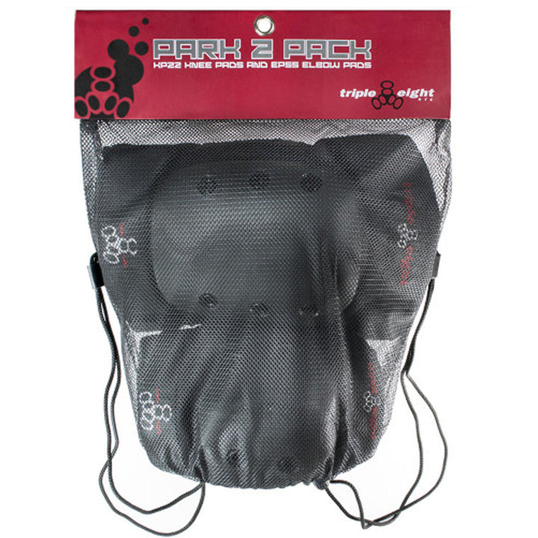 Triple 888 Knee & Elbow 2 Pack Park XS Black